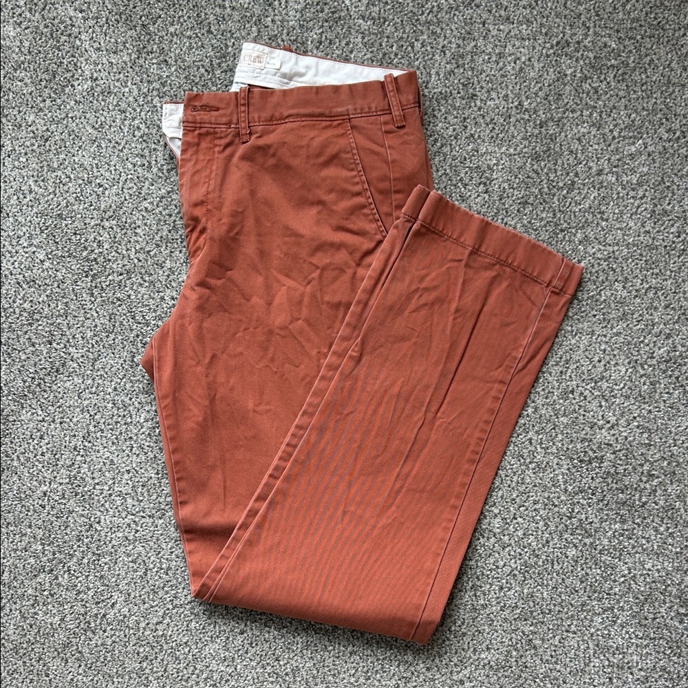 J. Crew Men's Terracotta Chinos